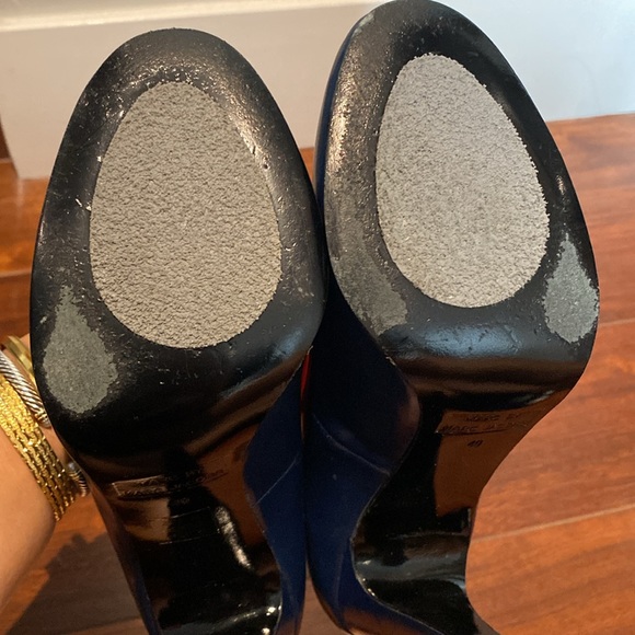 Marc by Marc Jacobs round toe navy pumps - Picture 4 of 6